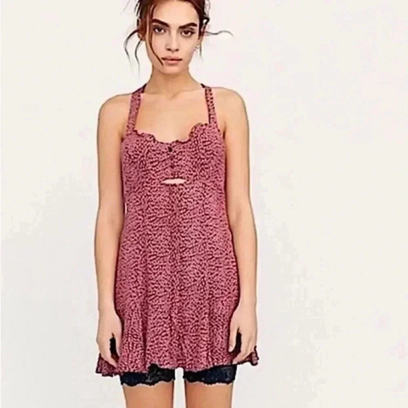 Free People New Make it Happen Babydoll Slip Dress - Picture 6 of 16